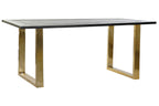 MESA COMEDOR MANGO METAL 180X89X75 NEGRO - Imagen 1
