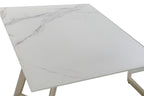MESA COMEDOR CRISTAL 140X80X76 180 EXTENSIBLE - Imagen 2