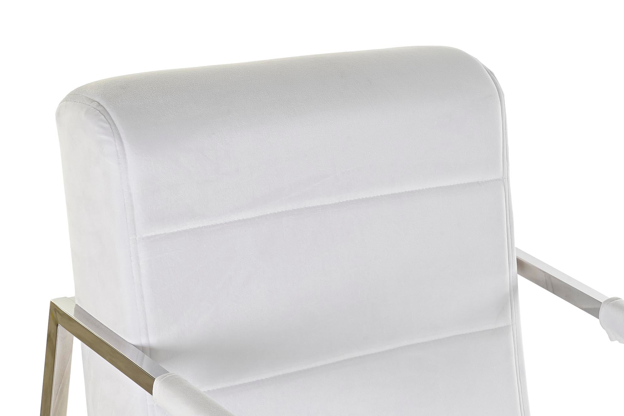 BUTACA ACERO POLIESTER 56X68X92 BLANCO - Imagen 3