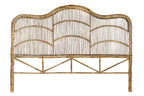 CABECERO CAMA RATAN 172,5X3X137 NATURAL NATURAL - Imagen 1
