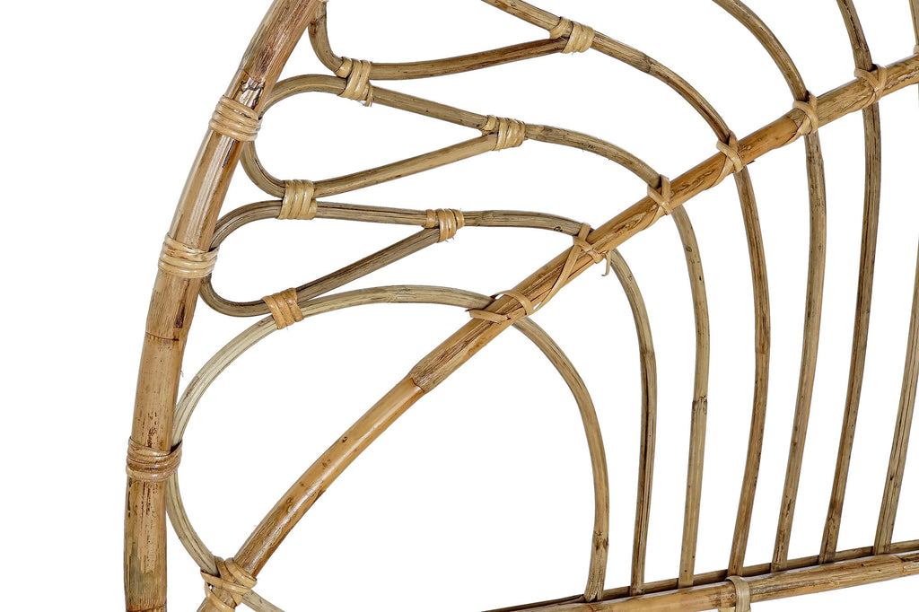 CABECERO CAMA RATAN 177X4X131 NATURAL NATURAL - Imagen 2