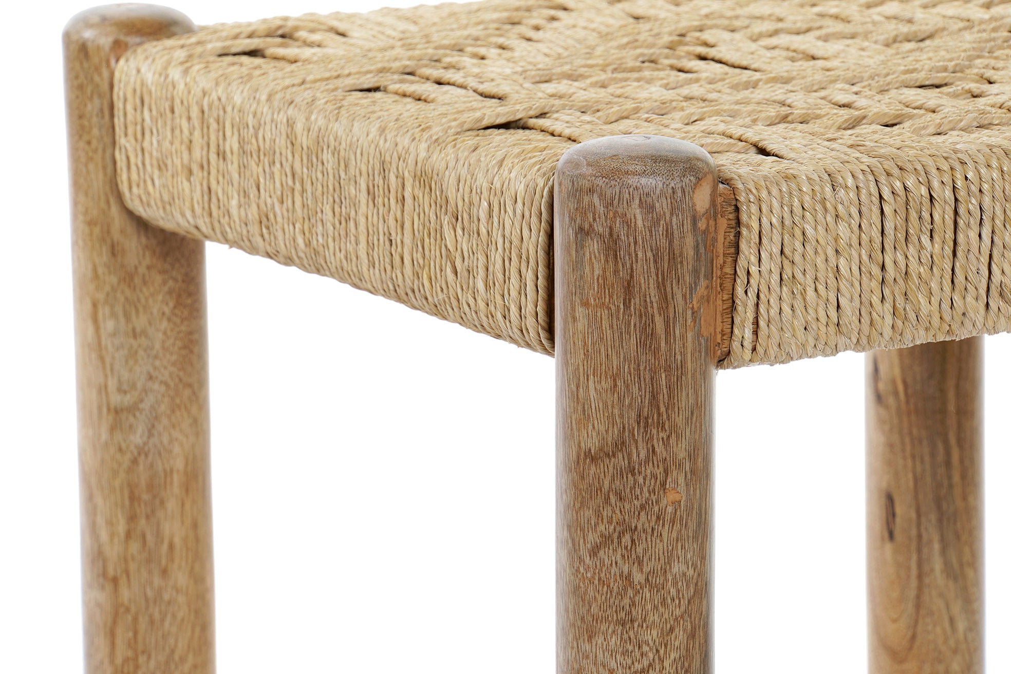 REPOSAPIES MANGO CUERDA 40,5X40,5X41 TRENZADO - Imagen 3