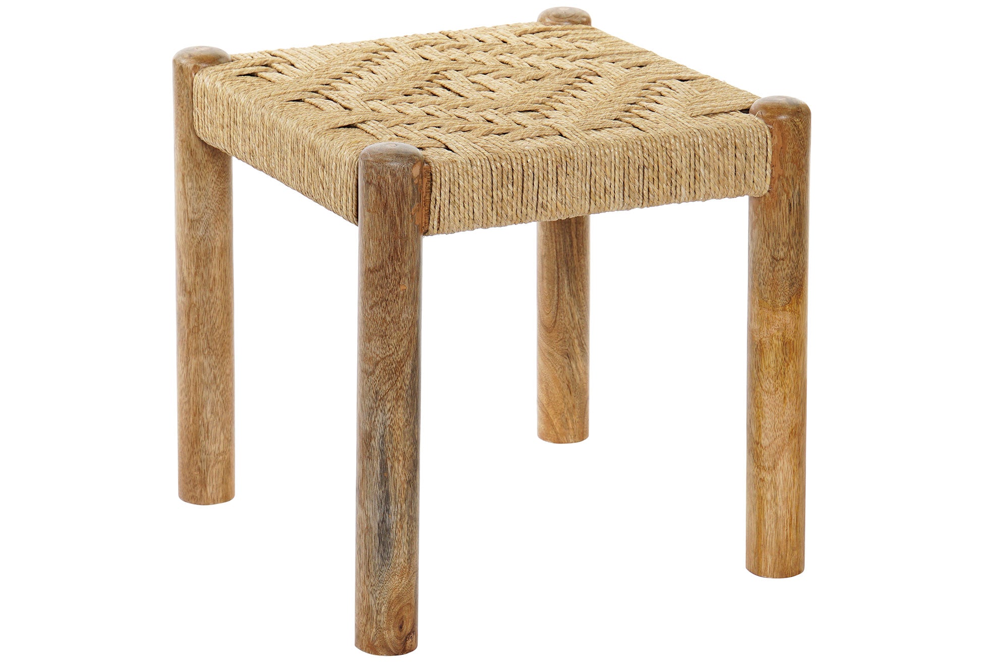 REPOSAPIES MANGO CUERDA 40,5X40,5X41 TRENZADO - Imagen 1