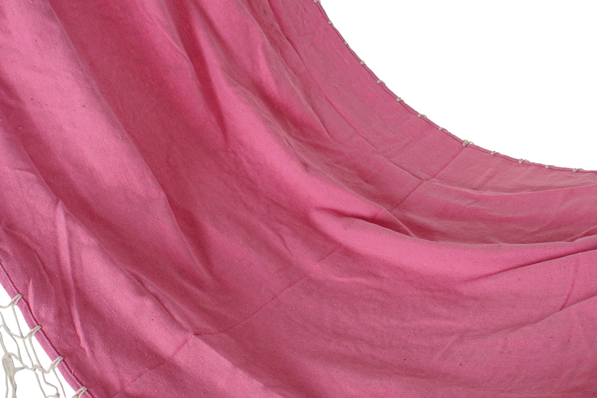 HAMACA POLIESTER ALGODON 255X80X28 FLECOS ROSA - Imagen 2