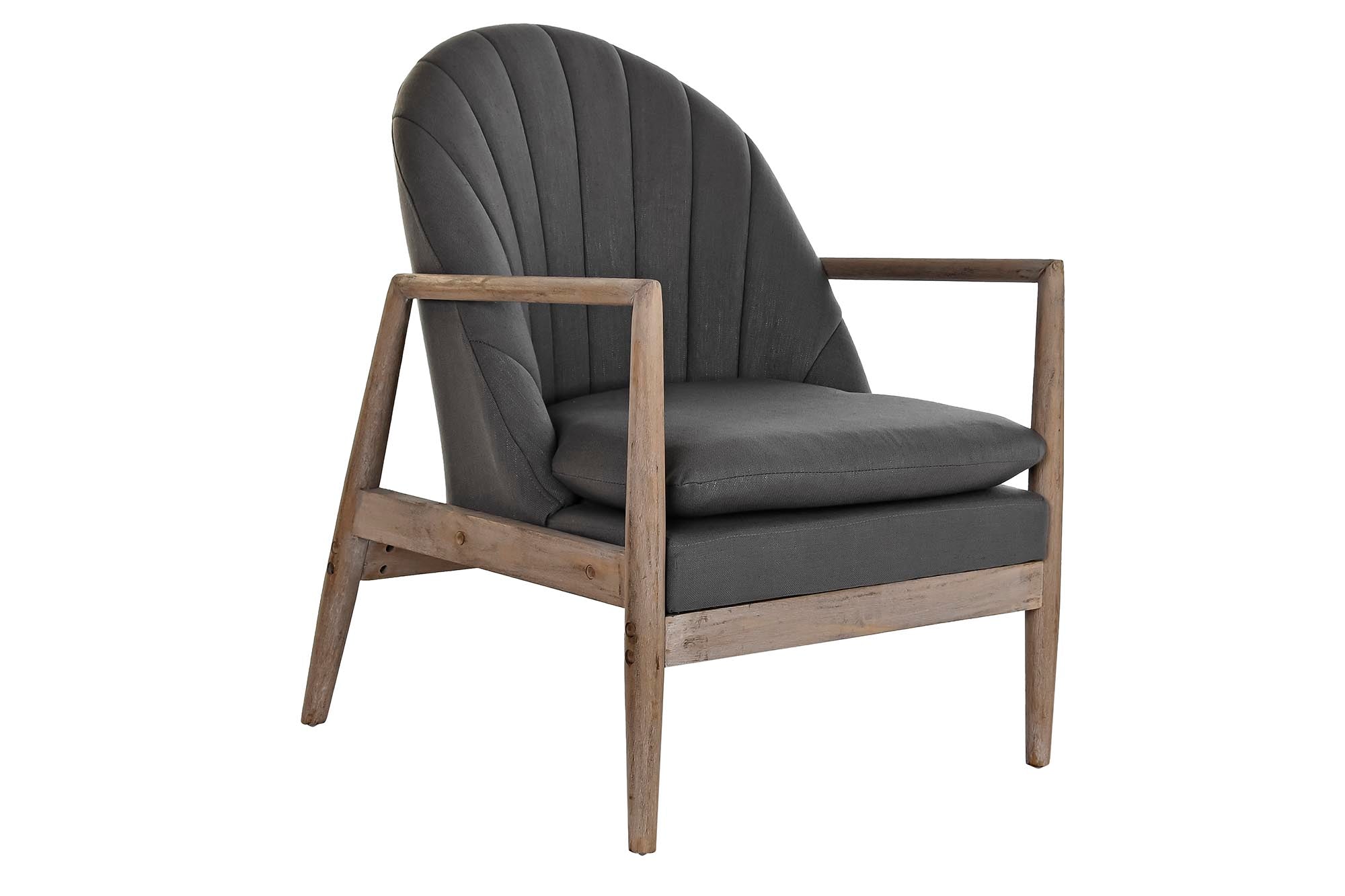 BUTACA ABETO POLIESTER 68X69X89 GRIS OSCURO - Imagen 1