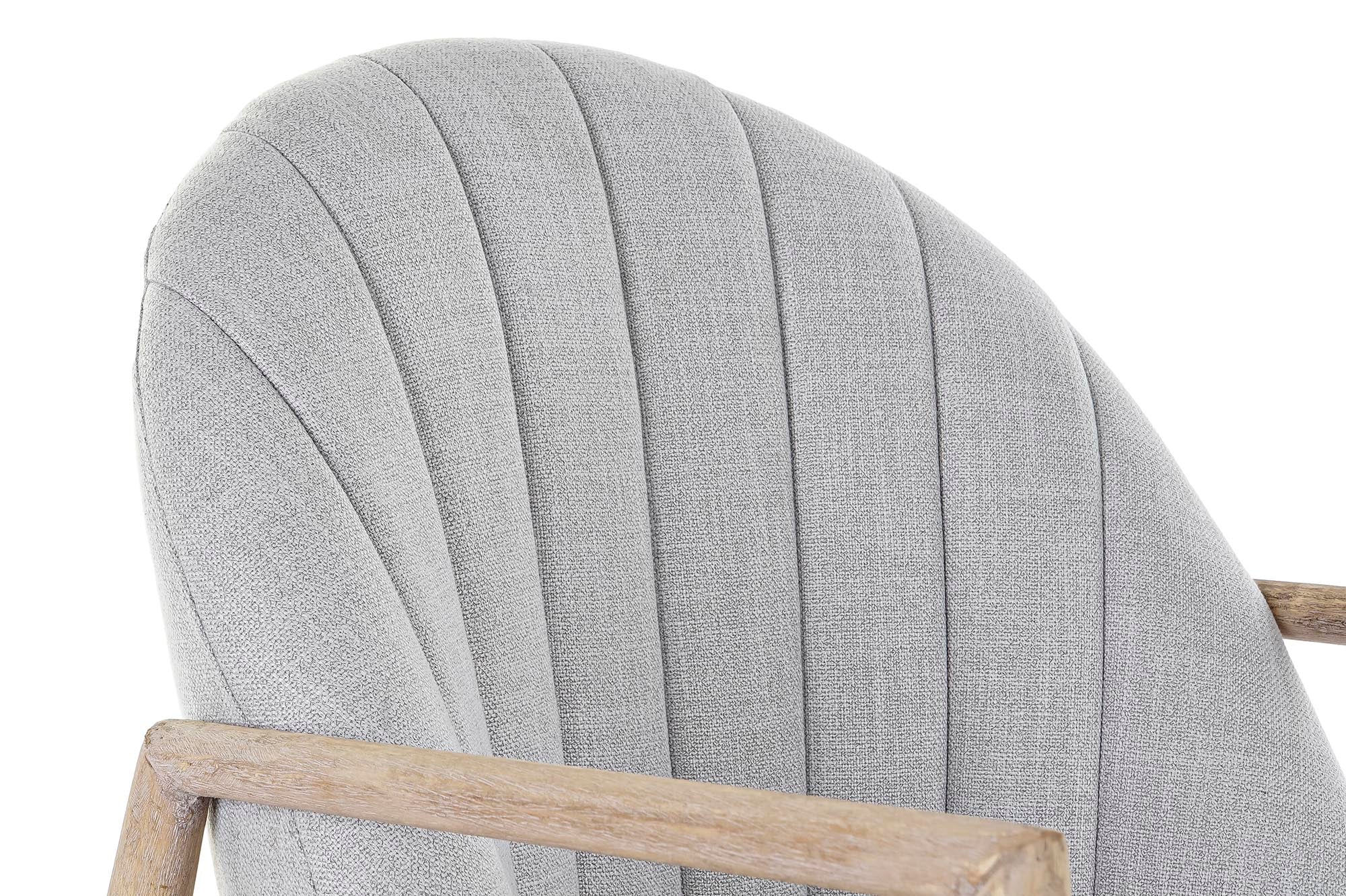 BUTACA ABETO POLIESTER 68X69X89 GRIS CLARO - Imagen 4