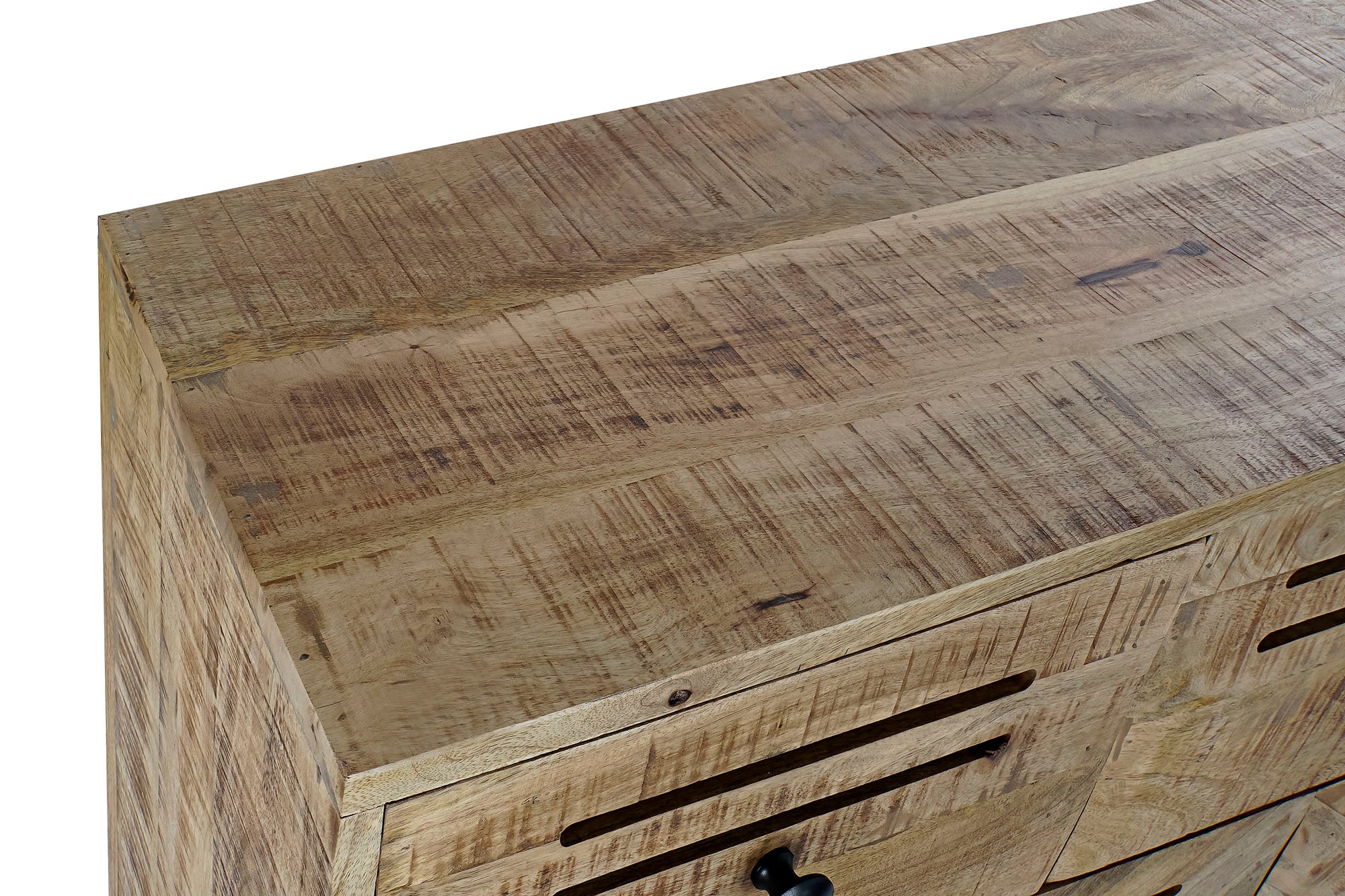 CAJONERA MANGO METAL 125X40X94 MARRON - Imagen 2