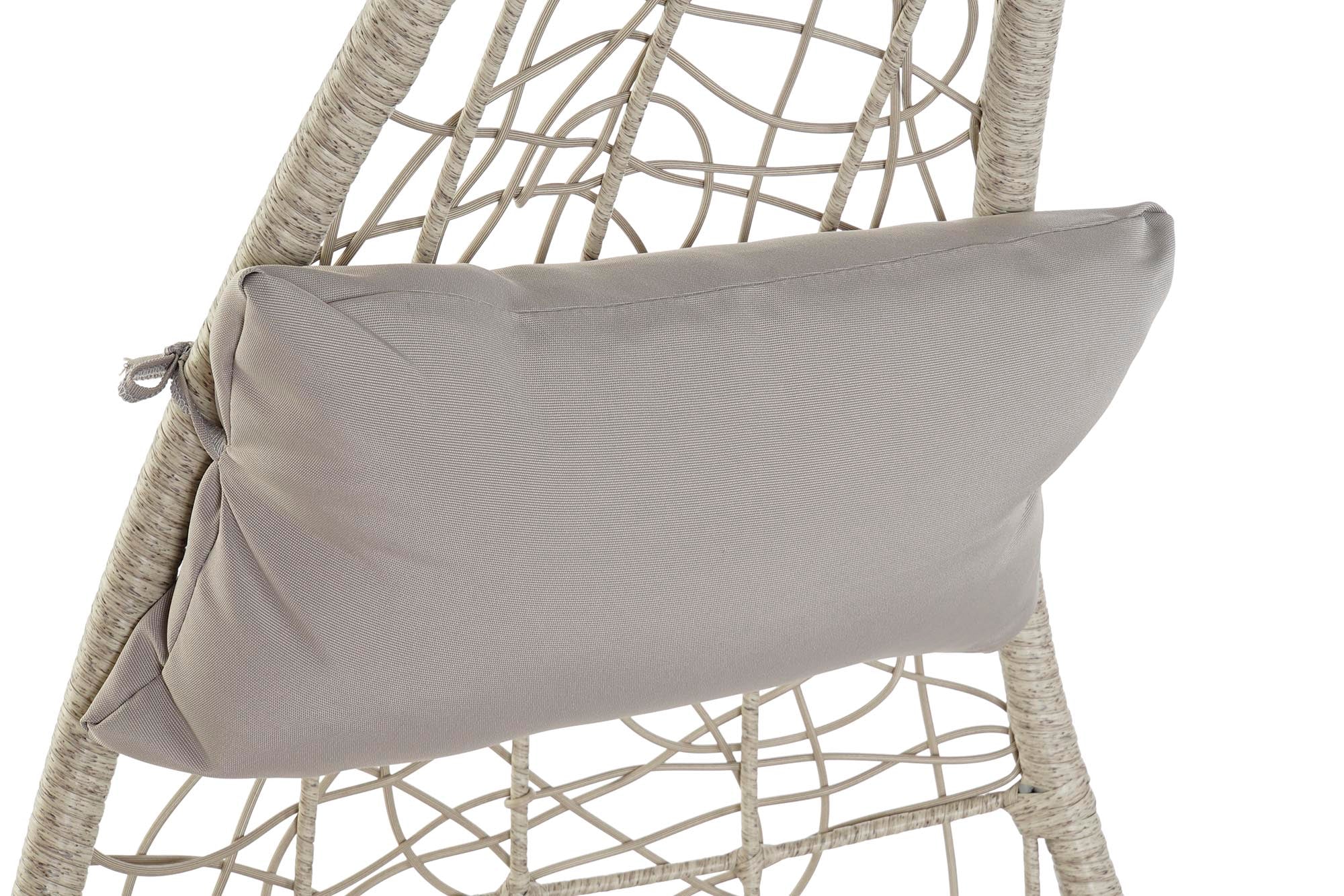 SILLON COLGANTE RATAN SINTETICO 82X75X125 SIN BASE - Imagen 3