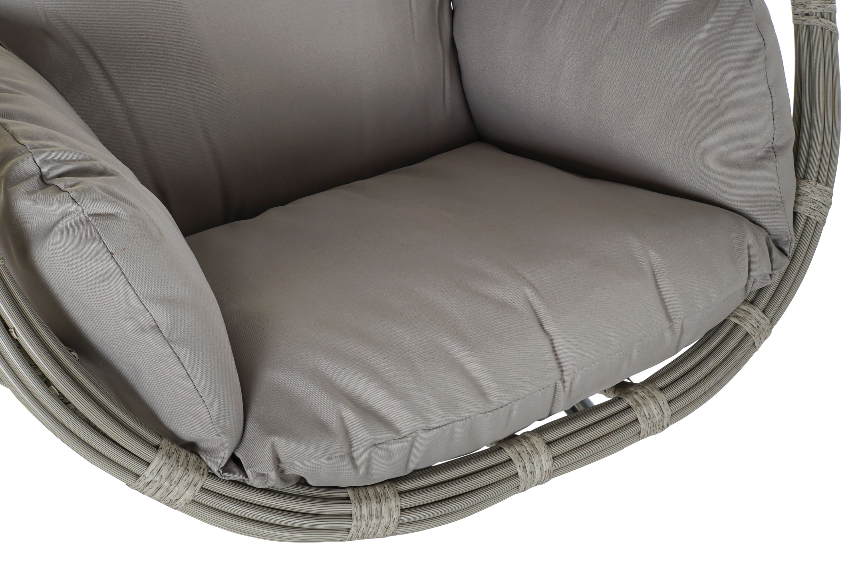 SILLON COLGANTE RATAN SINTETICO 90X70X110 120KG SI - Imagen 2