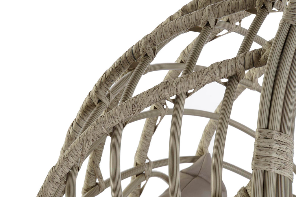 SILLON COLGANTE RATAN SINTETICO 90X70X110 120KG SI - Imagen 3