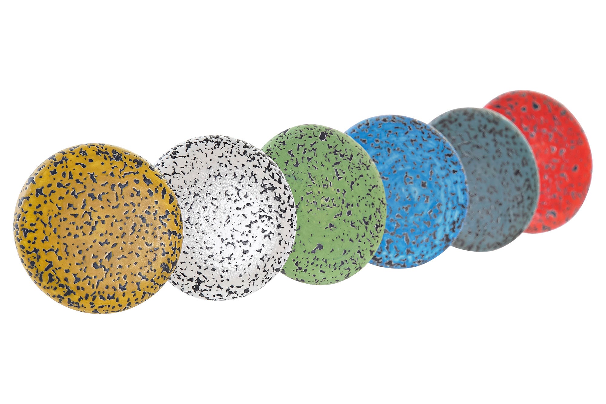 POMO GRES METAL 4X4X2,5 JASPEADO 6 SURT. - Imagen 2