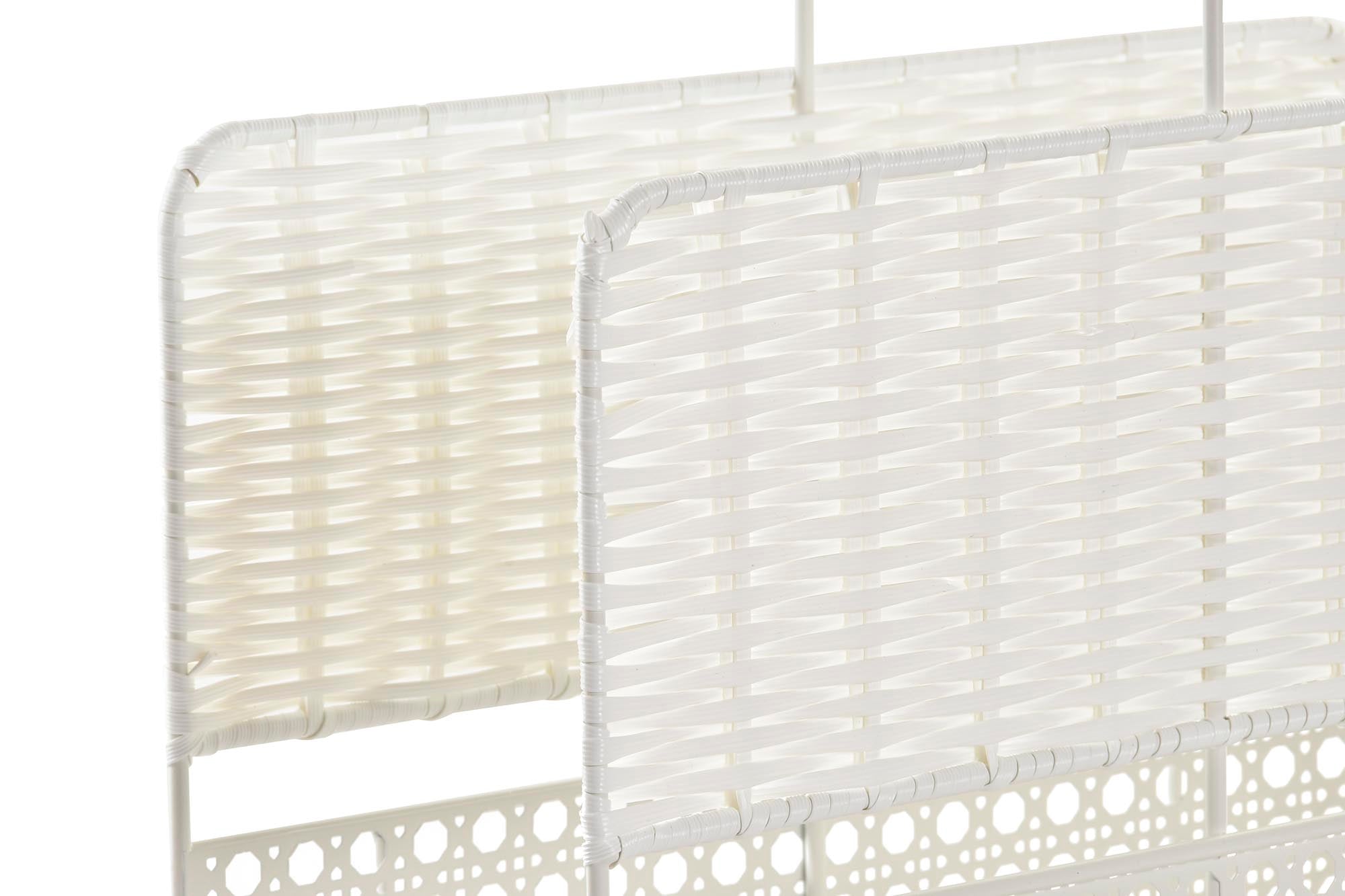 REVISTERO MIMBRE 36,5X15X41 REVISTERO MIMBRE METAL - Imagen 2