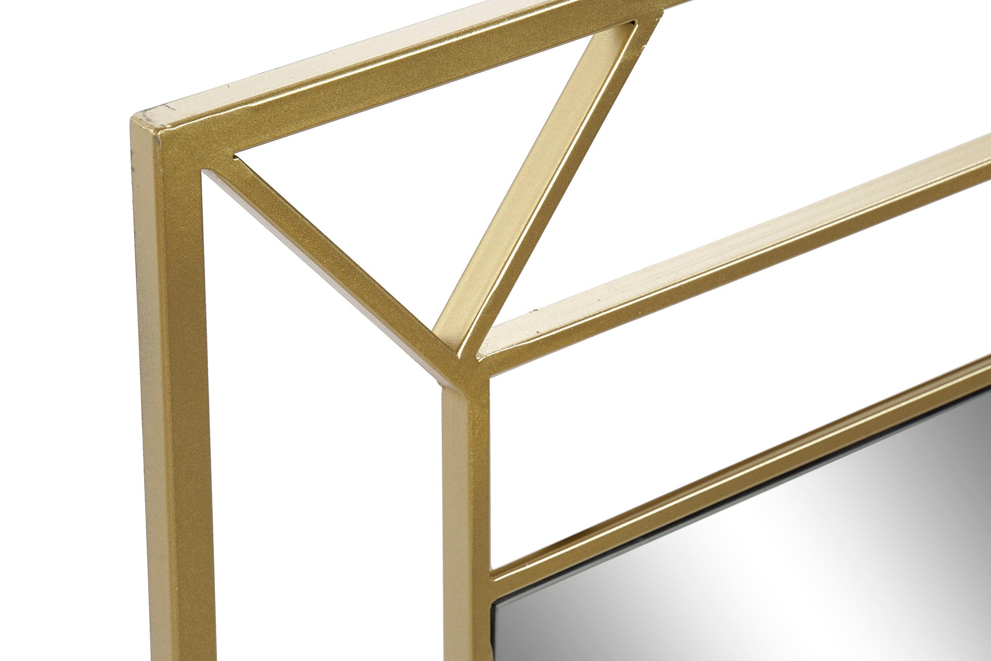 ESPEJO METAL MDF 60X1,5X80 DORADO - Imagen 2