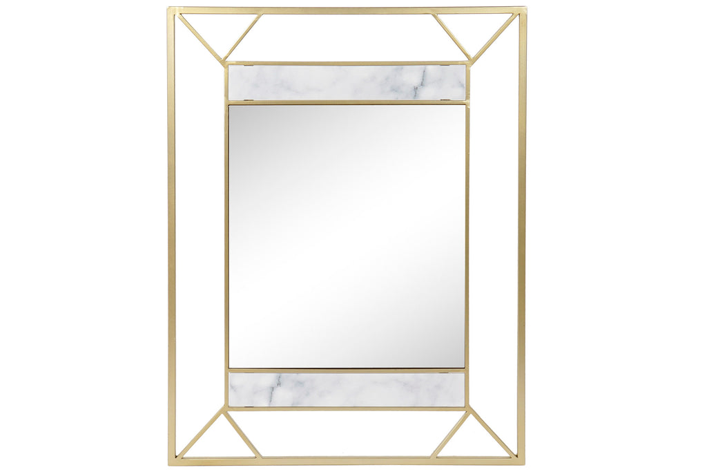 ESPEJO METAL MDF 60X1,5X80 DORADO - Imagen 1