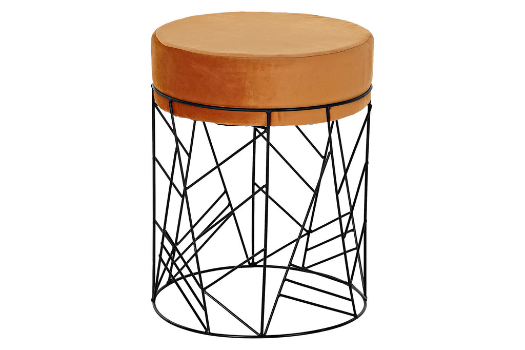 REPOSAPIES METAL POLIESTER 33X33X42 TERRACOTA - Imagen 1