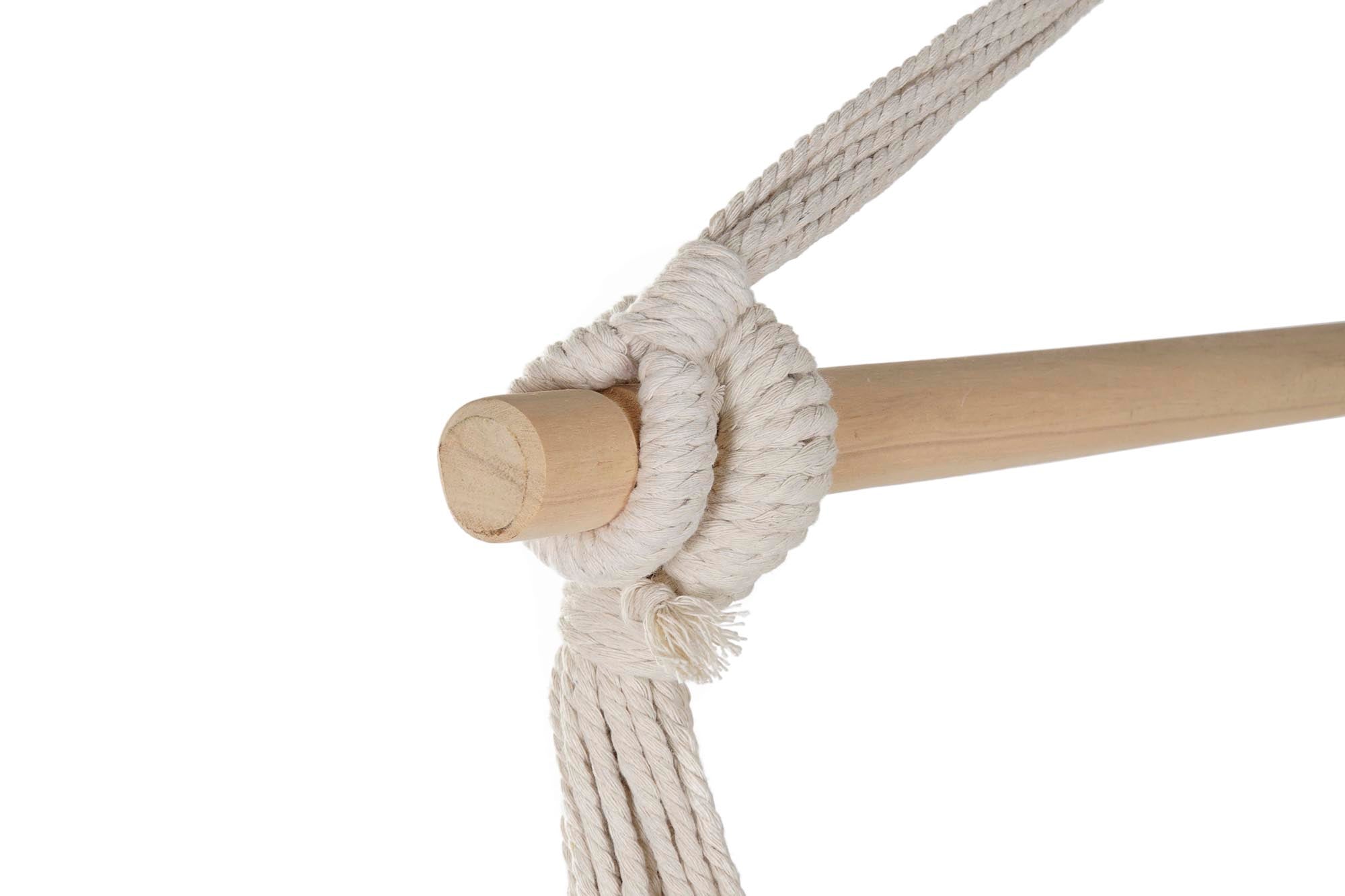 SILLA COLGANTE ALGODON 90X90X135 100KGS, CON COJIN - Imagen 3