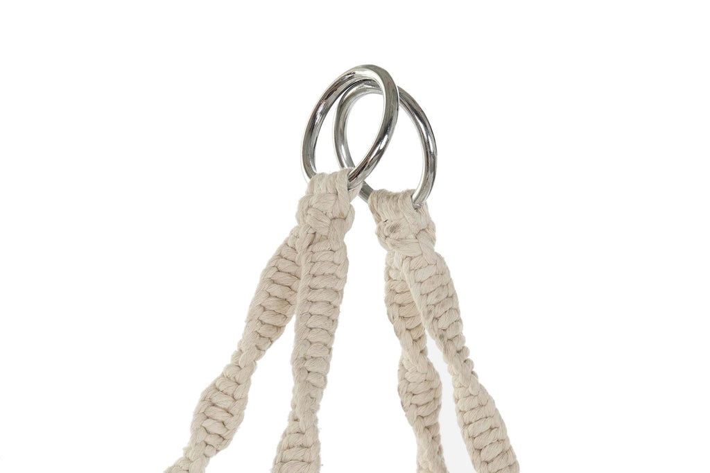 SILLA COLGANTE ALGODON ACERO 80X63X120 100KGS - Imagen 3