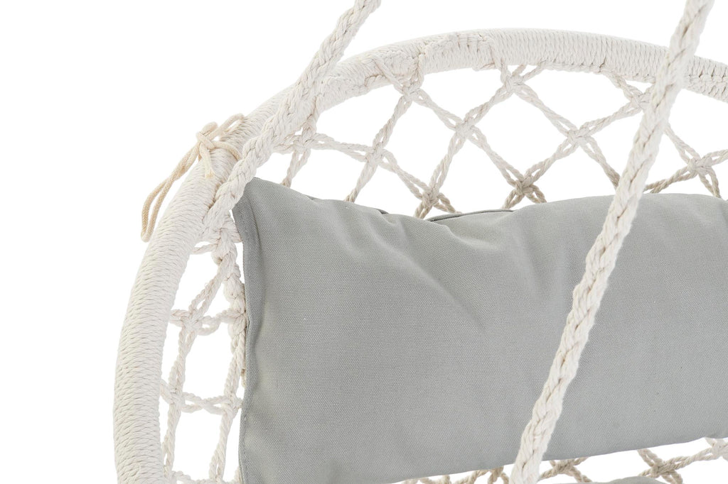 SILLA COLGANTE ALGODON 82X62X123 100KGS, CON COJIN - Imagen 3