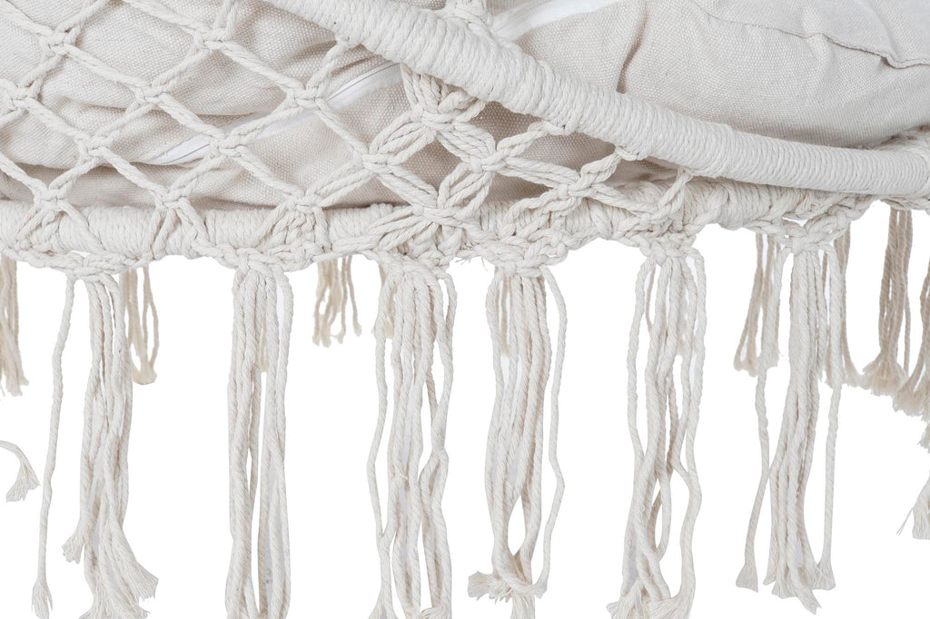 SILLA COLGANTE ALGODON 100X80X145 100KG, CON COJIN - Imagen 5