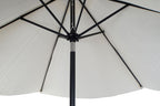 PARASOL ACERO 300X300X250 180 GSM, INCLINABLE - Imagen 6
