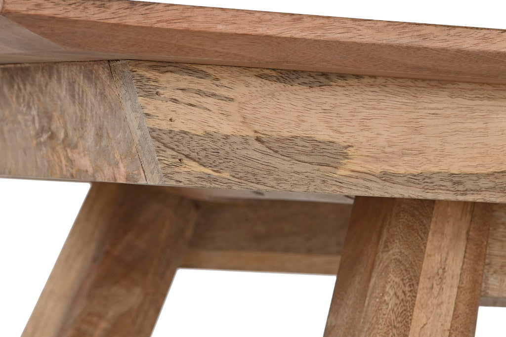 MESA COMEDOR MANGO 180X90X76 NATURAL - Imagen 4