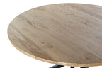 MESA REDONDA COMEDOR MANGO METAL 127X127X75 - Imagen 2