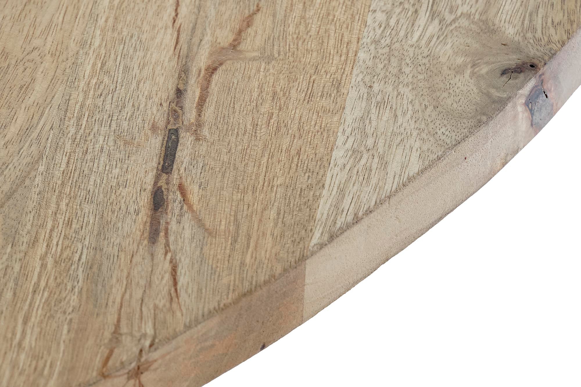 MESA REDONDA COMEDOR MANGO METAL 127X127X75 - Imagen 3