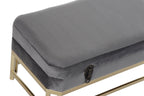 DESCALZADORA SET 2 VELVET METAL 80X40X47
