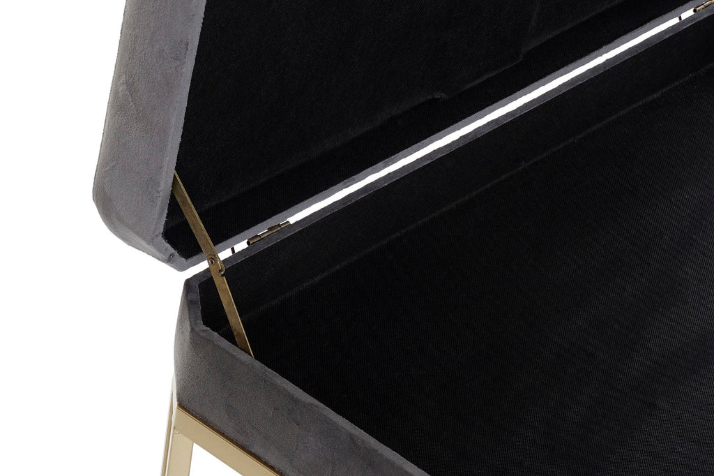 DESCALZADORA SET 2 VELVET METAL 80X40X47