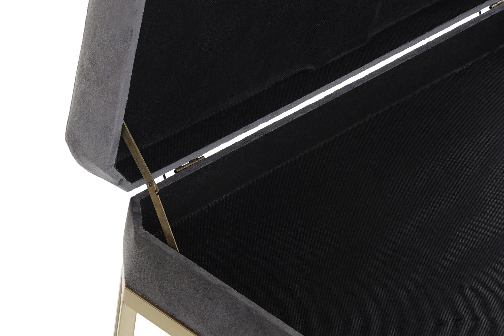 DESCALZADORA SET 2 VELVET METAL 80X40X47