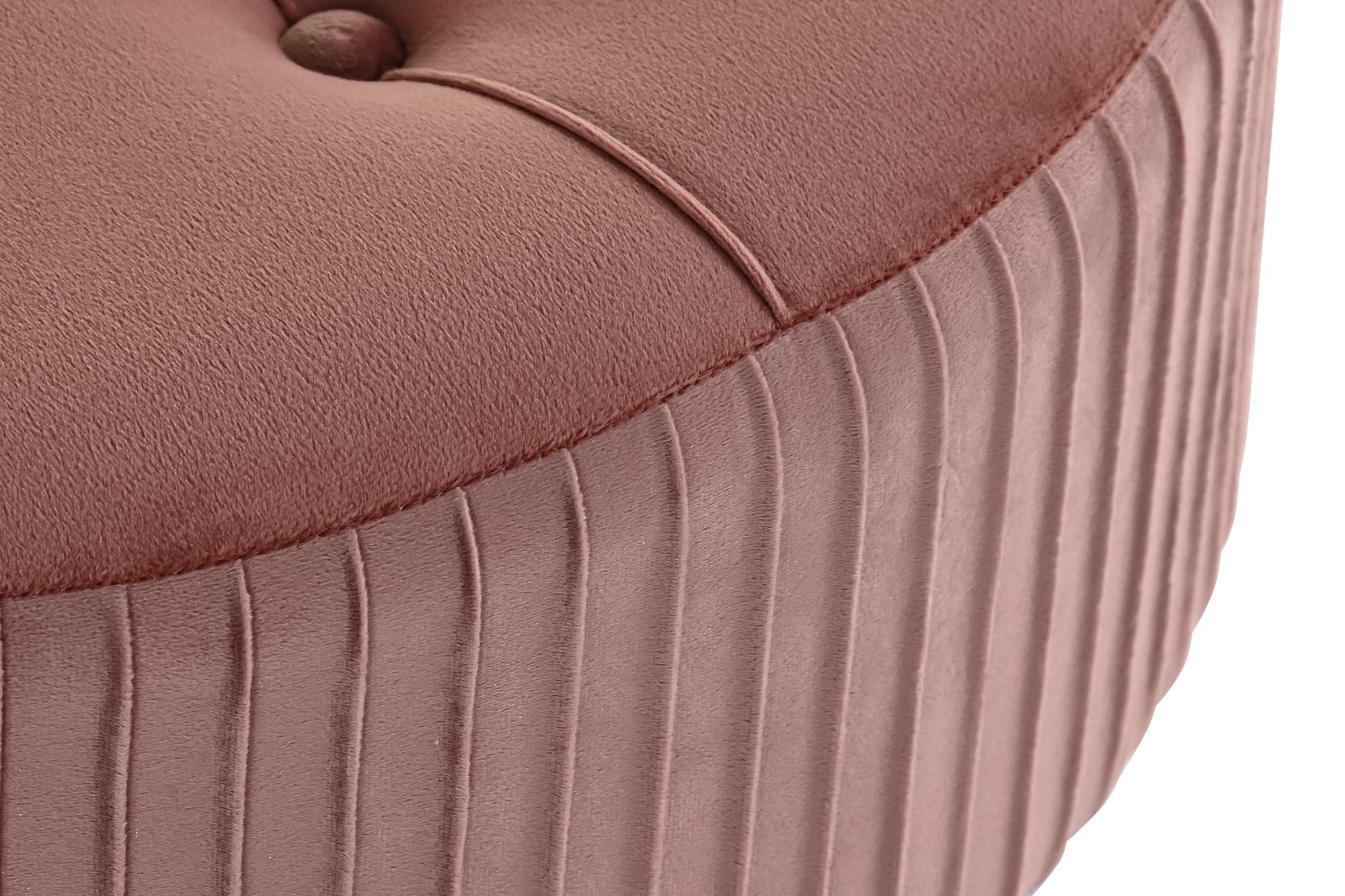 REPOSAPIES VELVET MADERA 61X61X38 TERCIOPELO - Imagen 4