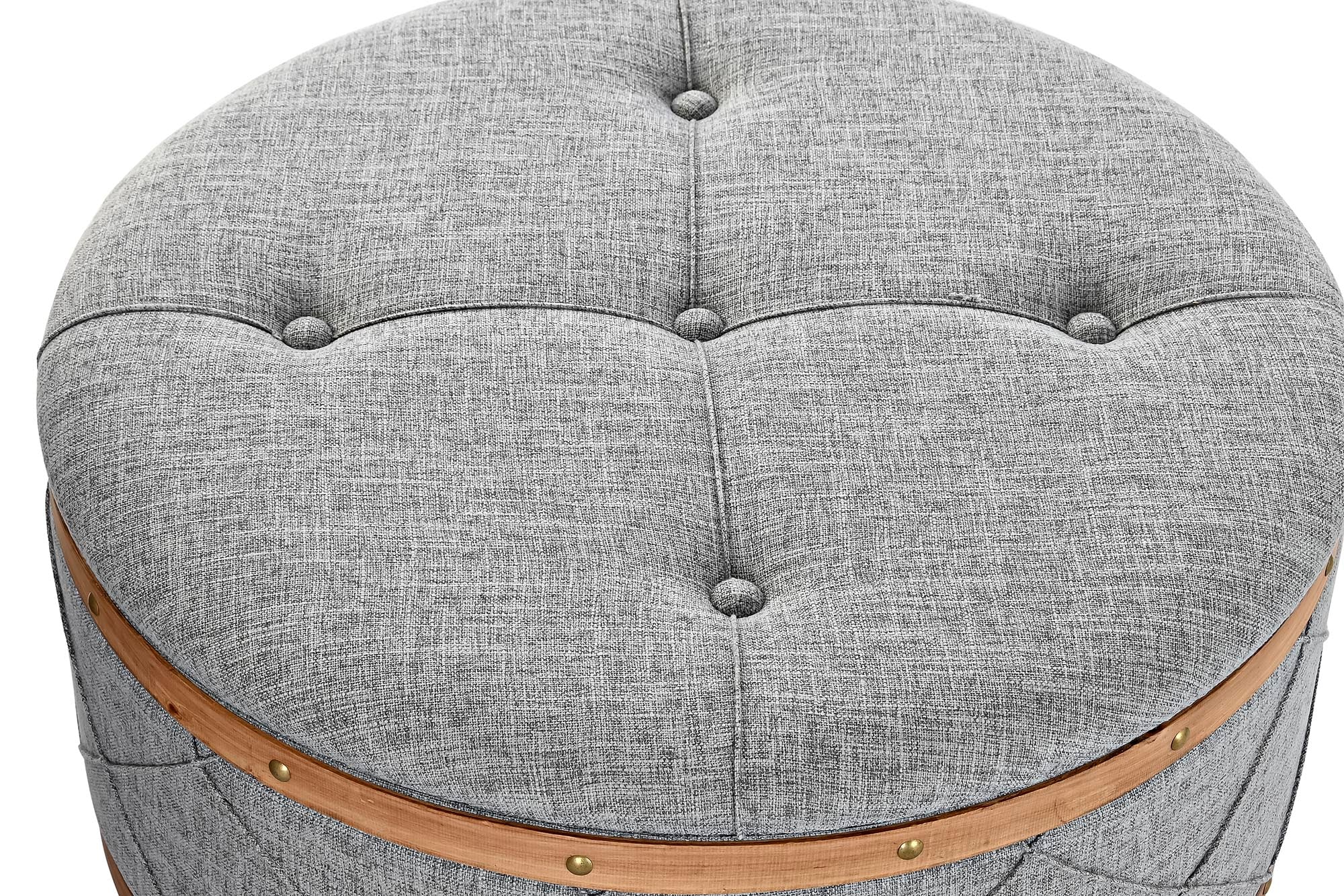 DESCALZADORA SET 2 POLIESTER MADERA 80X80X43 - Imagen 1