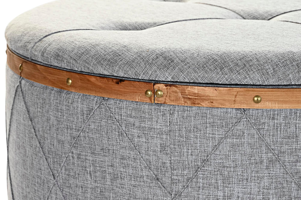 DESCALZADORA SET 2 POLIESTER MADERA 80X80X43 - Imagen 4