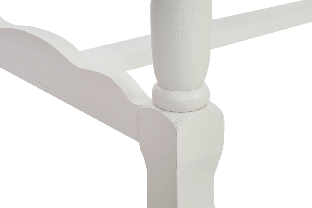 MESA COMEDOR MADERA 180X90X80 BLANCO - Imagen 4