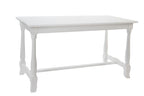 MESA COMEDOR MADERA 180X90X80 BLANCO - Imagen 1