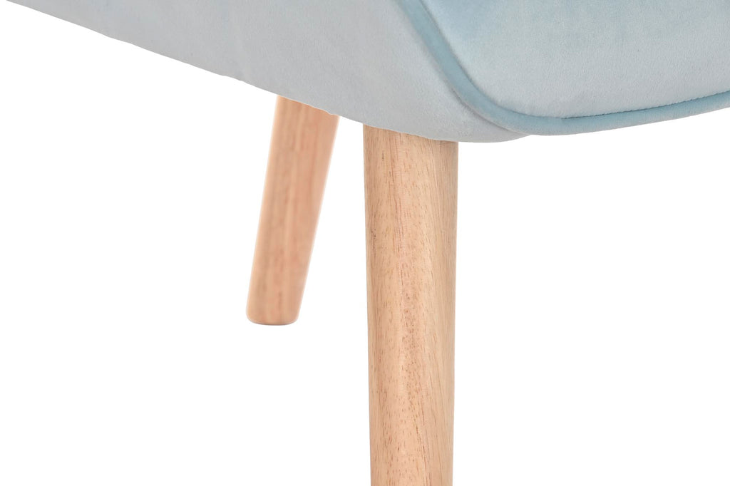 BUTACA POLIESTER MADERA 67X75X96 TERCIOPELO - Imagen 4