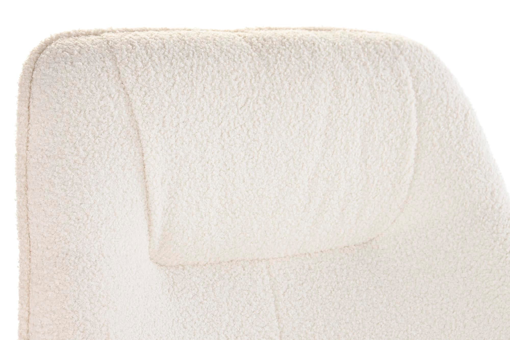 BUTACA POLIESTER MADERA 65X75X96 CREMA - Imagen 3