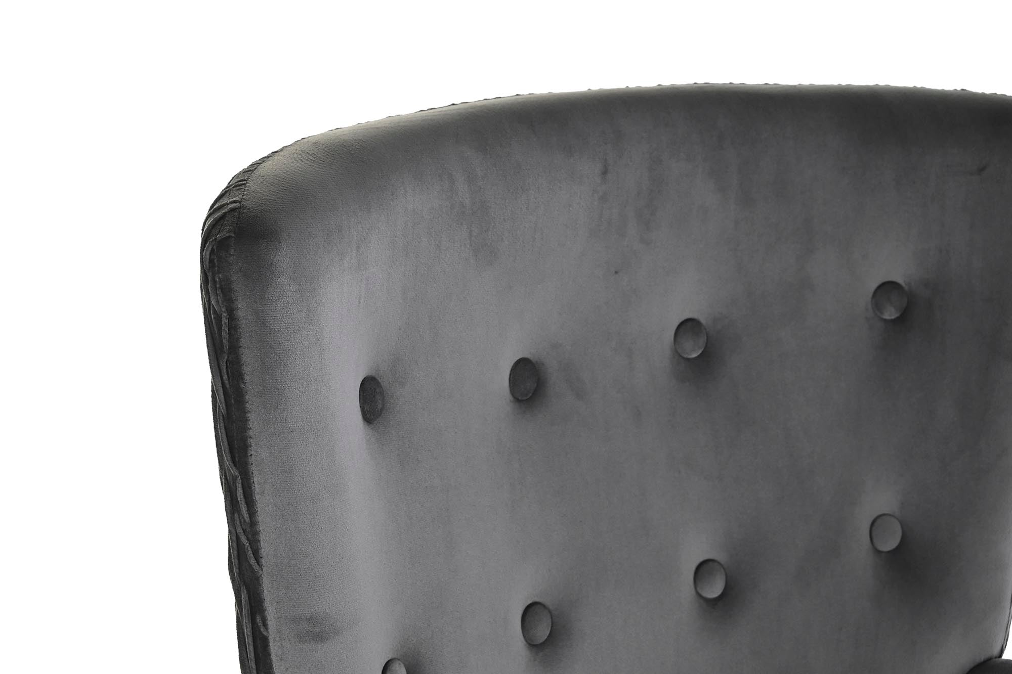 BUTACA POLIESTER MADERA 66X67X92 GRIS OSCURO - Imagen 1