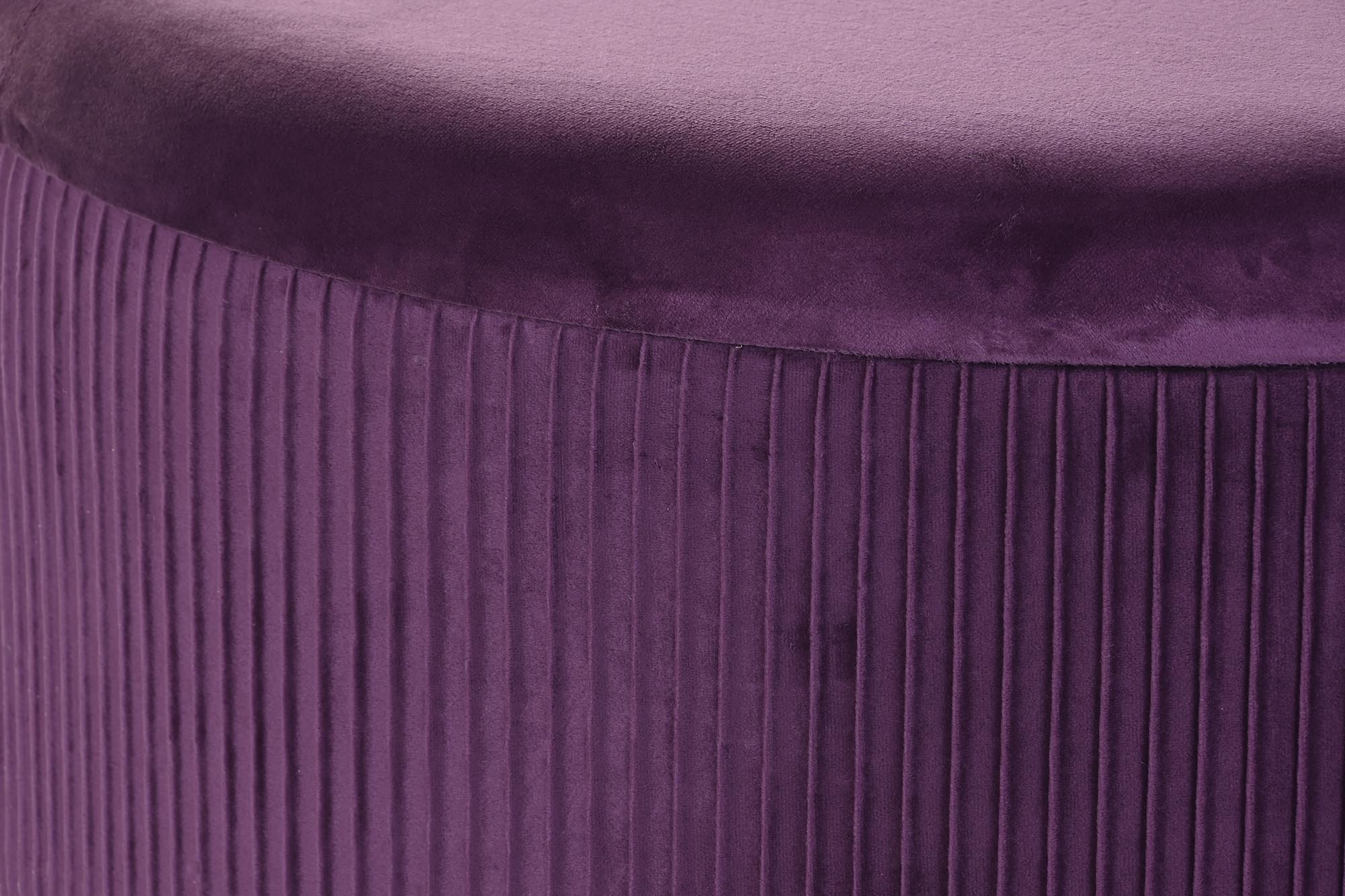 REPOSAPIES SET 2 POLIESTER MDF 70X70X28 TERCIOPELO - Imagen 3