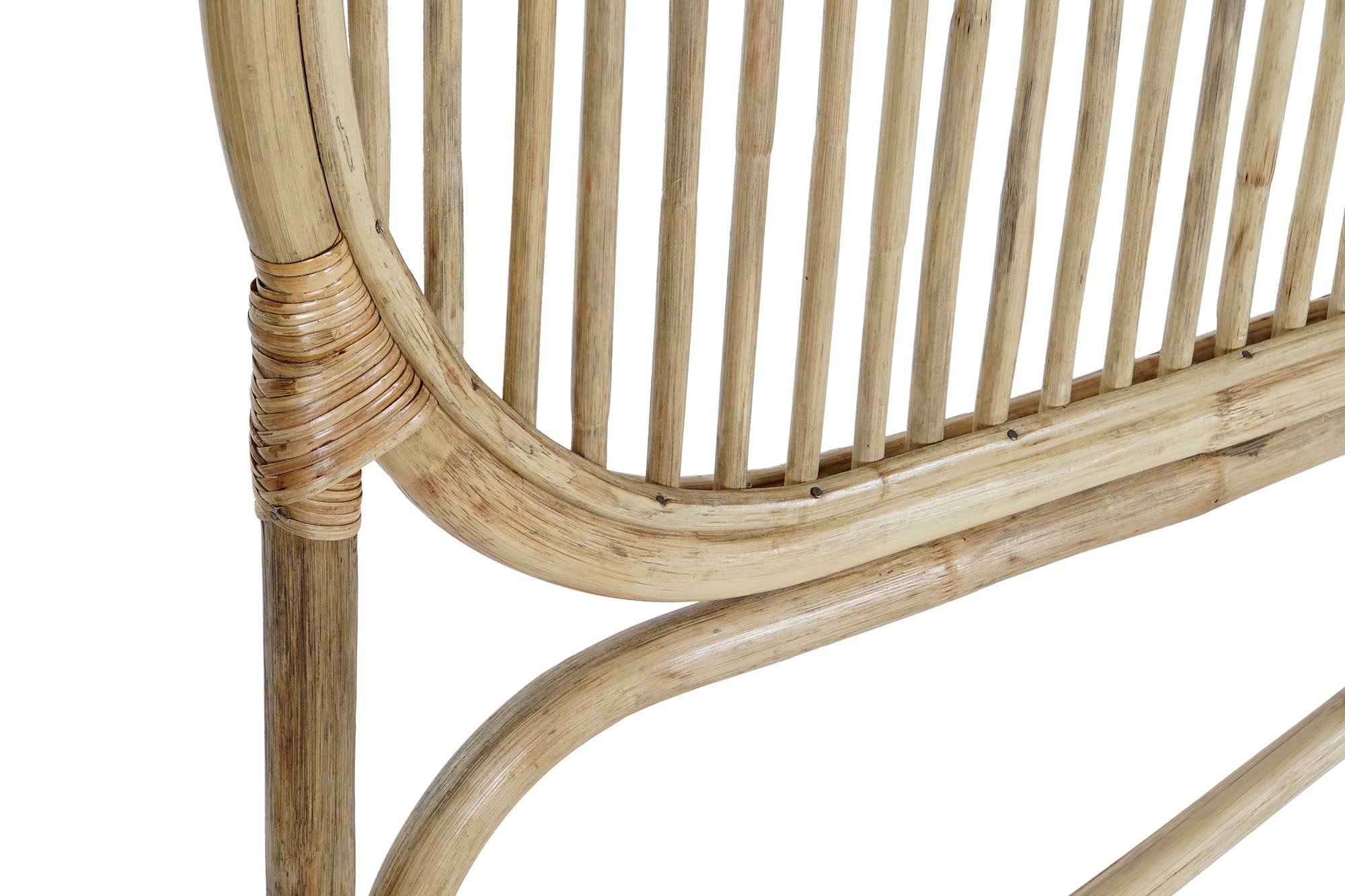 CABECERO CAMA RATAN 180X4X128 PARA CAMA DE 150-180 - Imagen 2