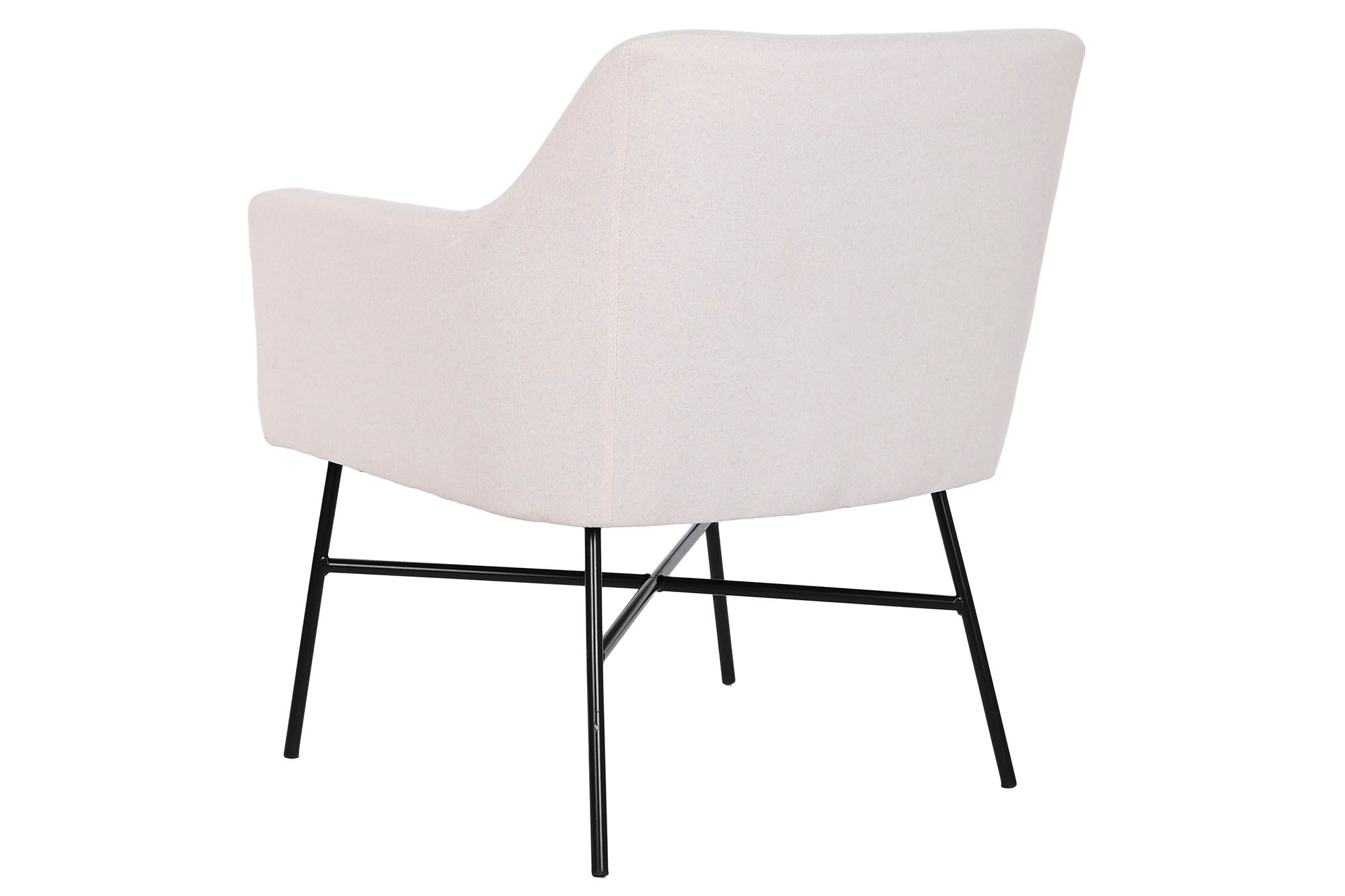 SILLON POLIESTER METAL 66X62X75 GREIGE - Imagen 5