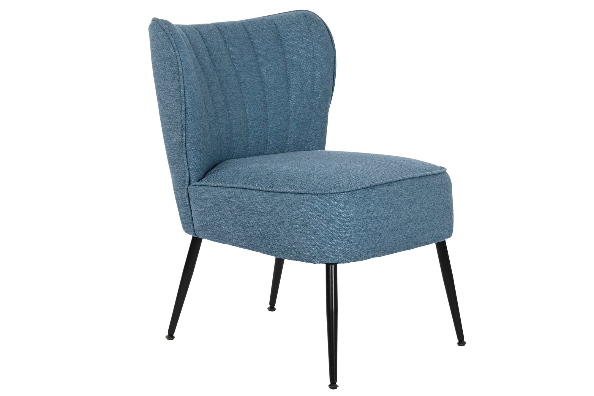 SILLON POLIESTER METAL 55X64X72,5 AZUL - Imagen 1