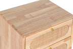 CAJONERA RUBBERWOOD RATAN 40X30X63 NATURAL - Imagen 2