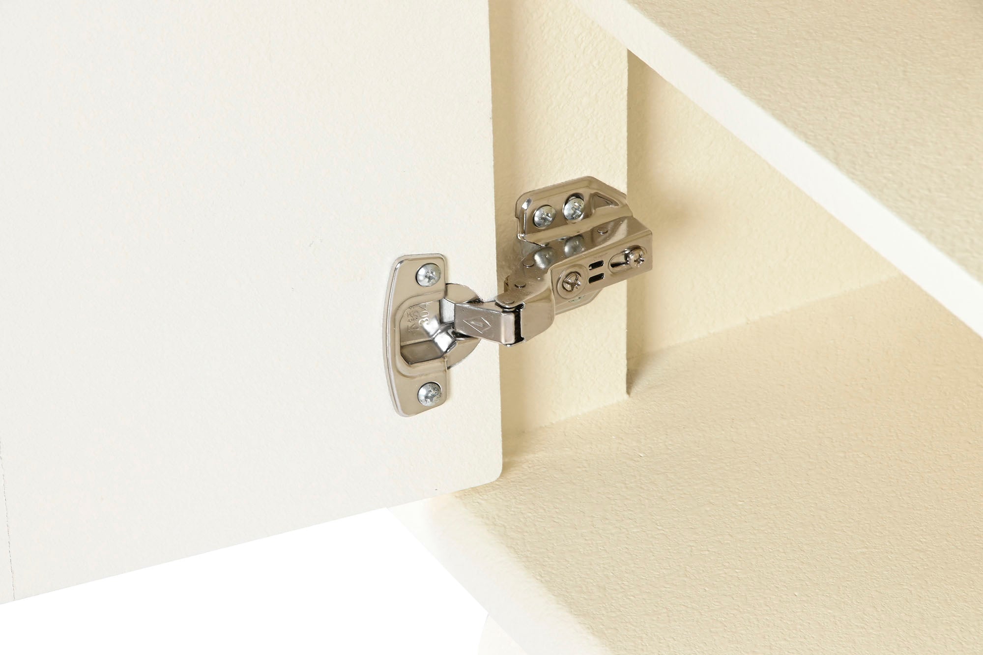 MESITA DE NOCHE MDF 45X40X55 1PUERTA 3D BLANCO - Imagen 5