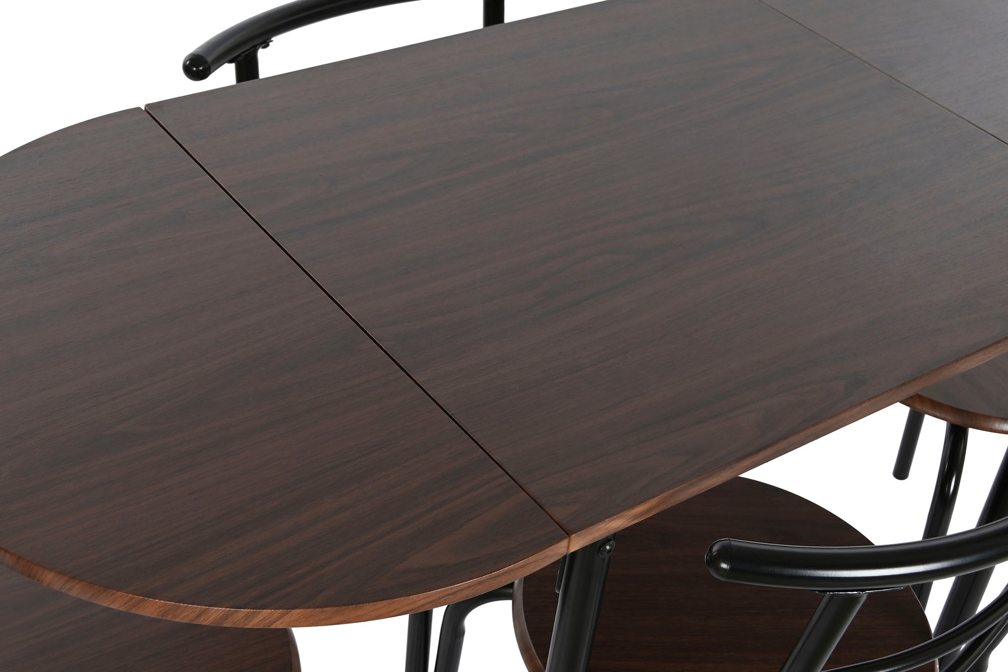 MESA SET 5 MDF METAL 121X55X78 NEGRO - Imagen 2