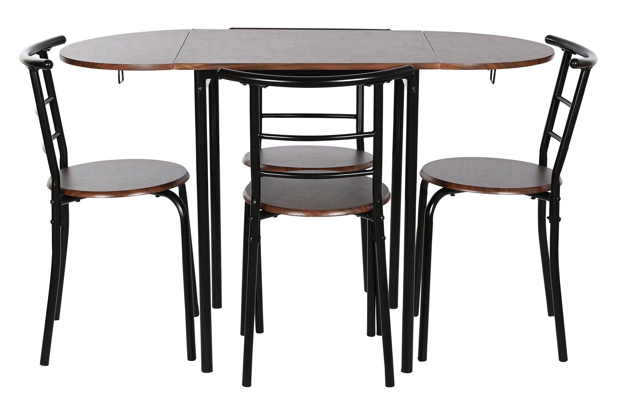 MESA SET 5 MDF METAL 121X55X78 NEGRO - Imagen 5
