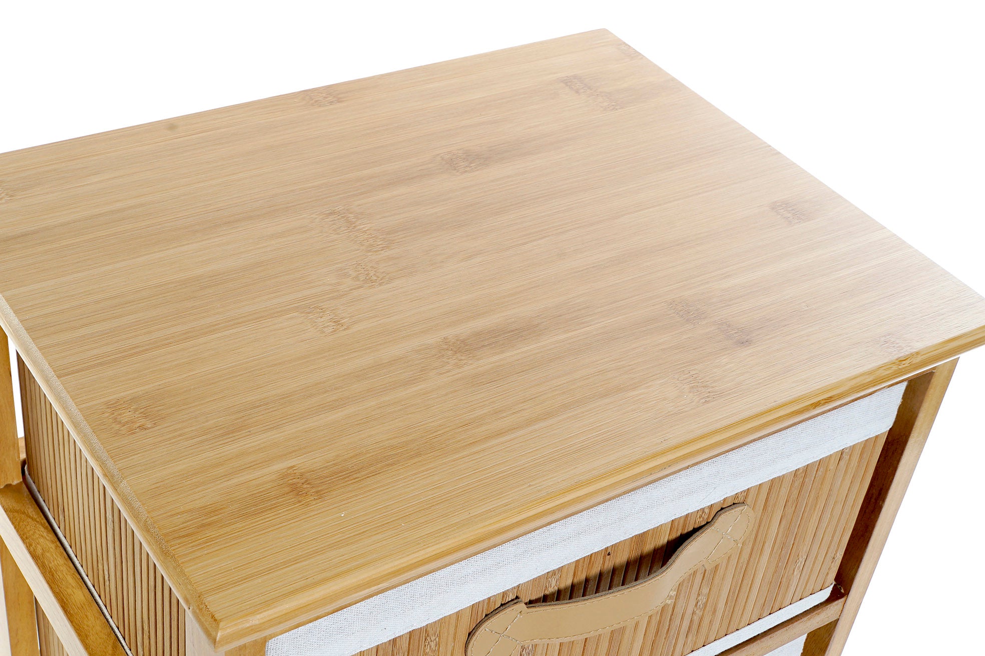 CAJONERA BAMBU PAULOWNIA 42X32X45 NATURAL - Imagen 2