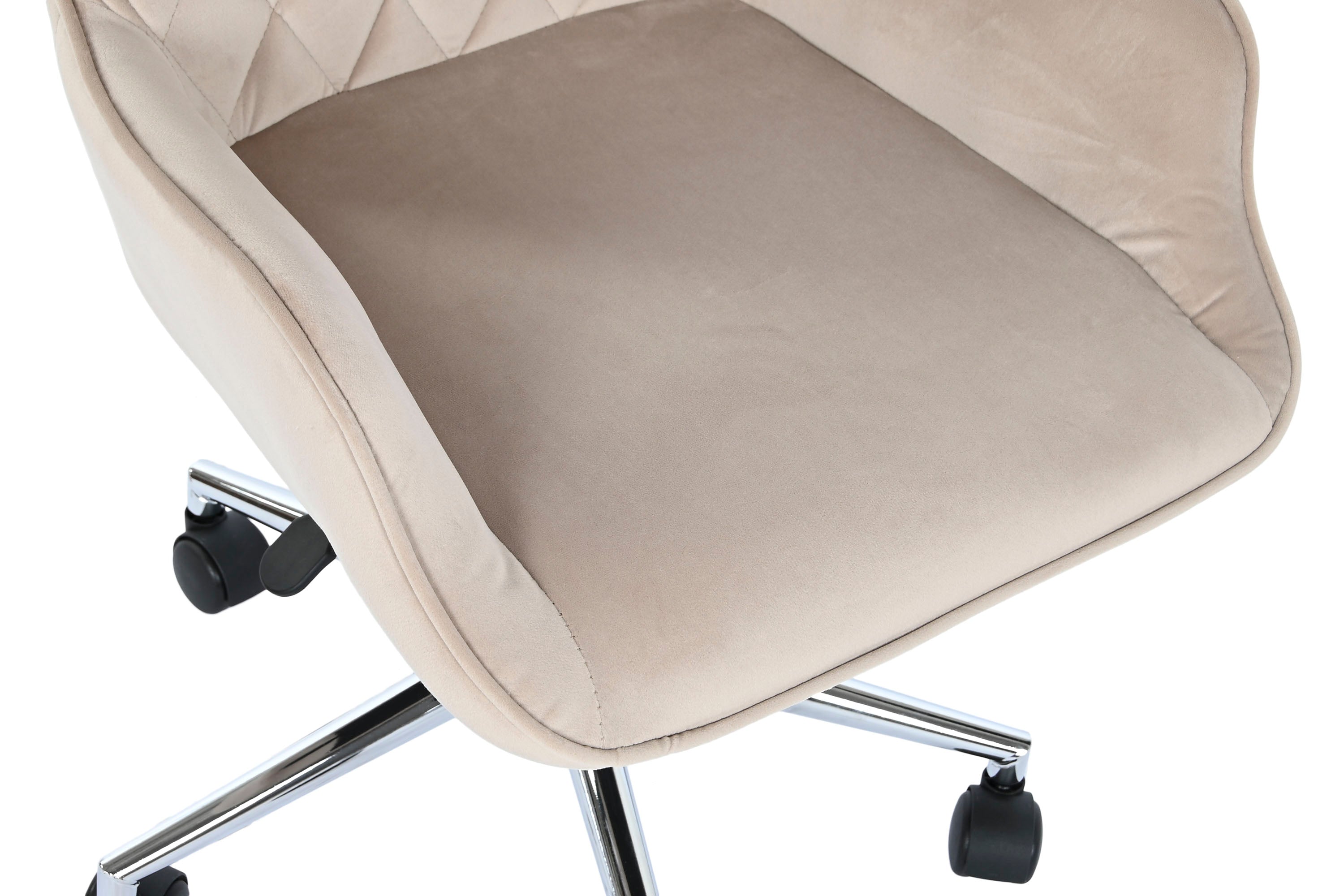 SILLA POLIESTER METAL 52X56,5X80 92 CM RUEDAS - Imagen 1