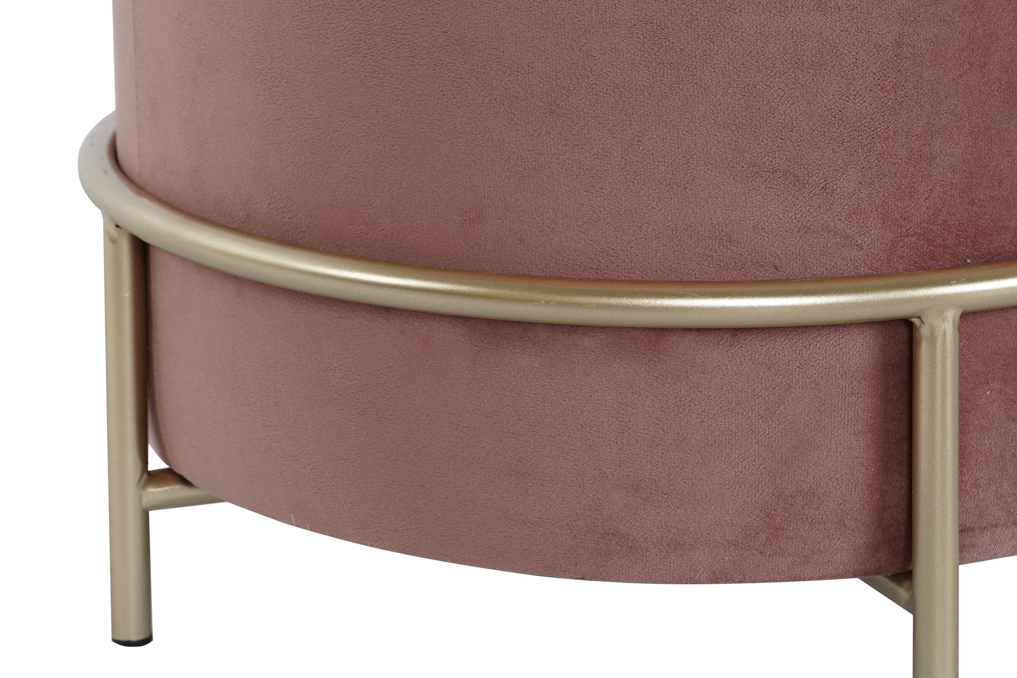 REPOSAPIES POLIESTER METAL 48X48X47 TERCIOPELO - Imagen 4