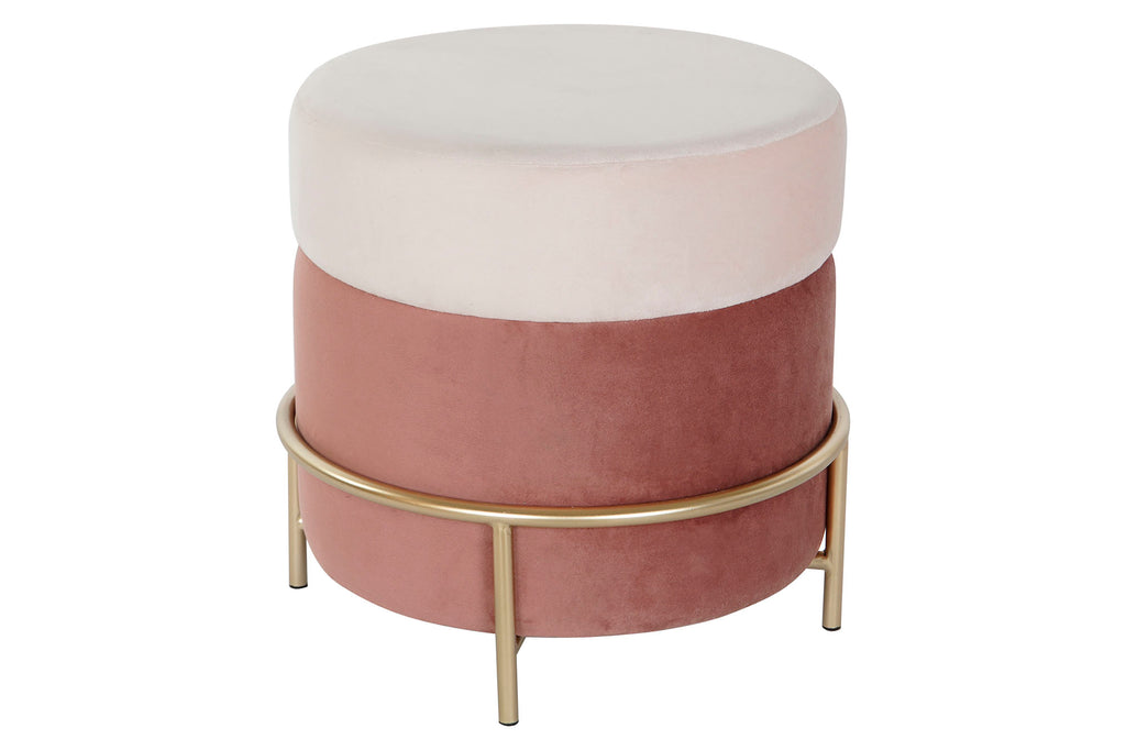 REPOSAPIES POLIESTER METAL 48X48X47 TERCIOPELO - Imagen 1